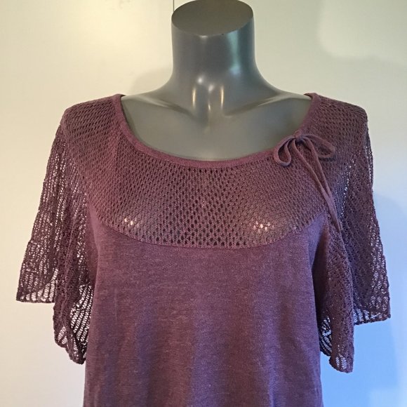 White + Warren Linen Short Sleeve Top Size S - Picture 2 of 15